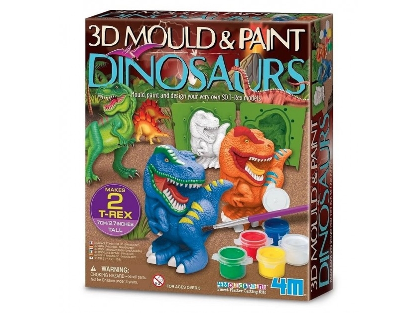 4M 3D Form & Malen Dinosaurier
