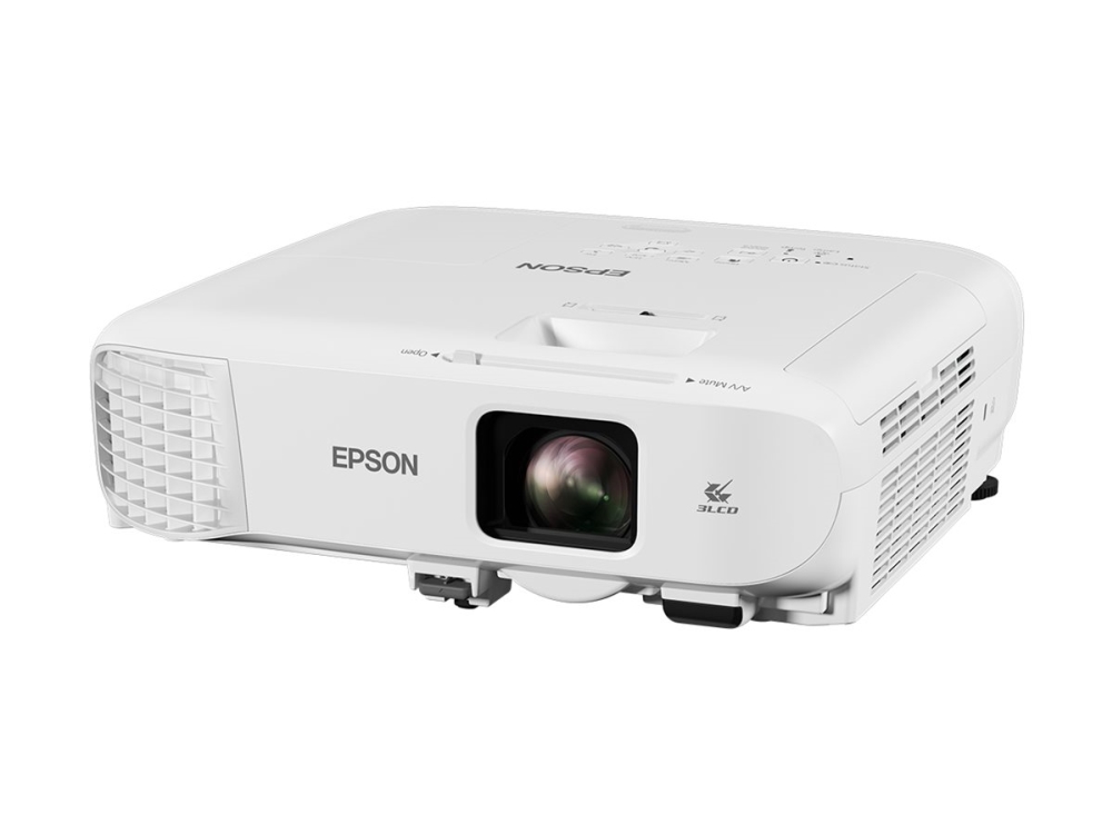 Epson Eb-994F - 3Lcd-Projektor - 4100 Lumen - Full Hd (1920 X 1080) - 16:9 - 1080P - 802.11A/B/G/N/Ac Trådløs / Lan/ Miracast - Hvid