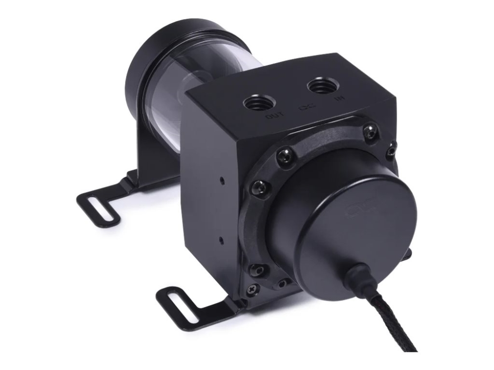Alphacool Core 100 Aurora - Pumpe Og Reservoir Til Flydende Kølesystem - Acetal/Acrylic, With Apex Pump - Sort