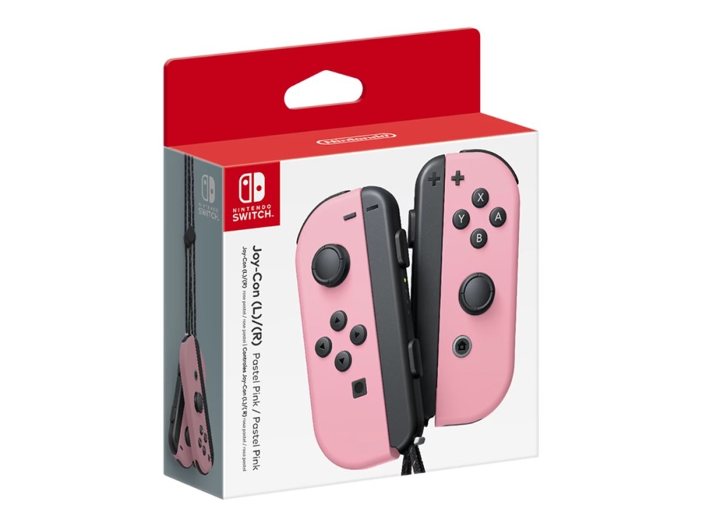NINTENDO Joy-Con (L)/(R) - Spelkontroll - trådlös - pastellrosa (paket om 2) - för Nintendo Switch | Spel - Konsoler tillbehör - Övriga | GameStuff