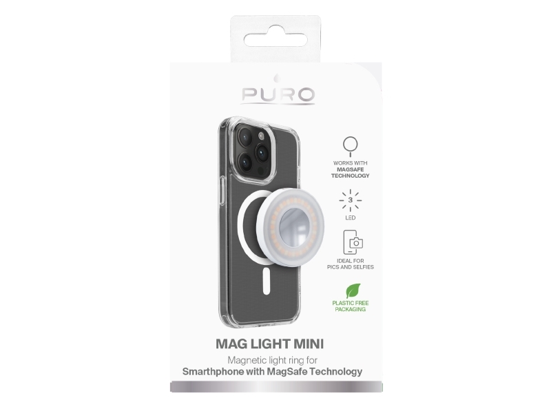 PURO MagSafe MagLight Mini Light Ringkamera | Tele & GPS - Mobil tillbehör - Övriga tillbehör | GameStuff