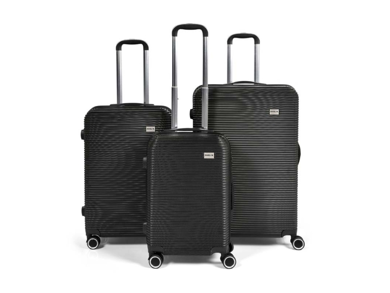 Kofferset Rw Classic Schwarz 20"/24"/28" 70% Recycelter Abs-Kunststoff Mit Tsa-Schloss