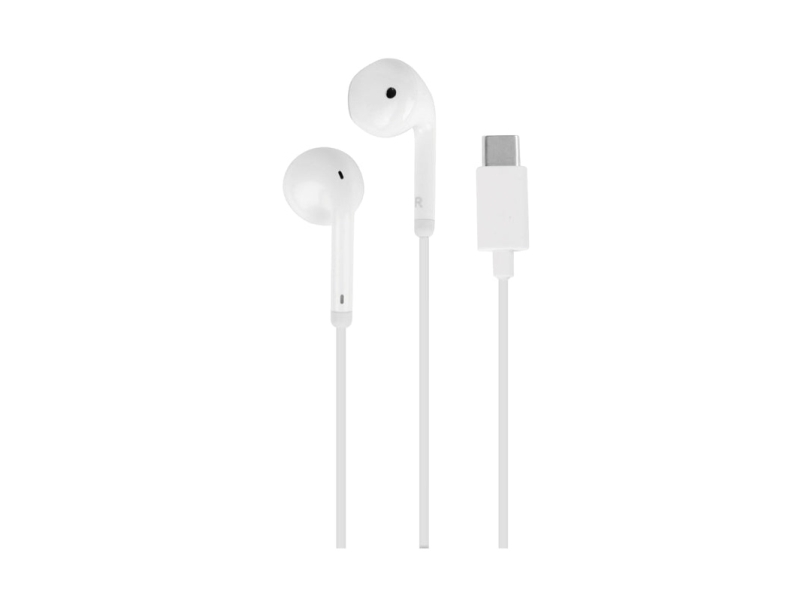 PURO PUIPHF32USBCWHI, Sladdansluten, Samtal/musik, 14 g, Headset, Vit