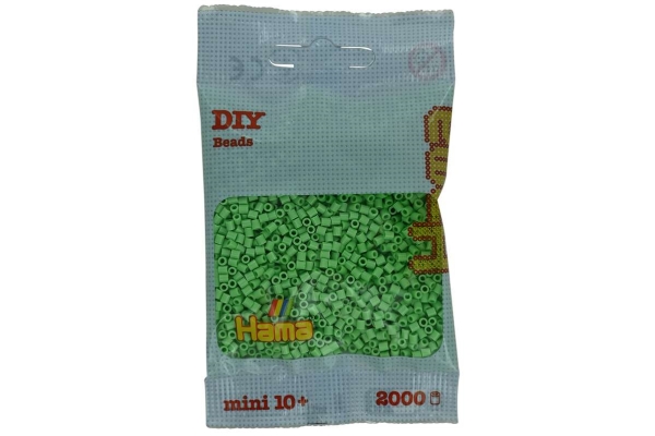 Hama Mini Perler - Klar Grøn - 2000 Stk. - 501-115