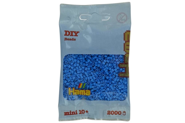 Hama Mini-Perlen 2000Stück Klar Blau