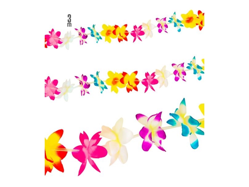 Hawaii blomster guirlande