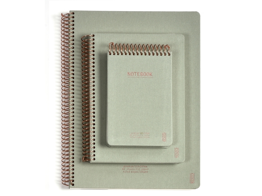 KOZO Muistikirja A6 Premium Aloe Vera - (6 kpl)