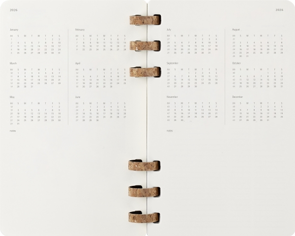 Spiral Planner 12M Large Sort 2026
