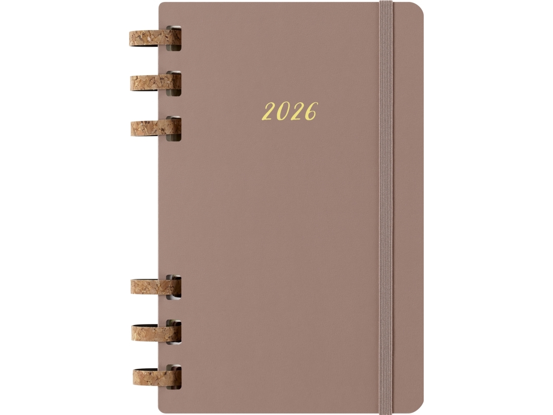 Spiral Planner 12M Large Almond 2026 | Papper & Emballage - Kalendrar & Anteckningsböcker - Kalendare | GameStuff