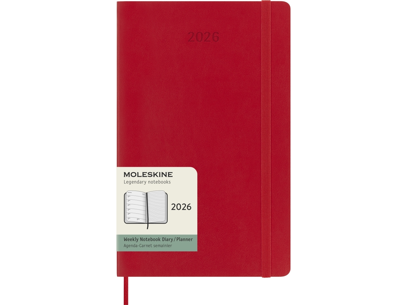 Classic Soft 12M Woche Note Groß Rot 2026