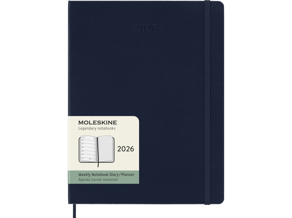 Classic Hard 12M Week Note Xl Sapphire Blue 2026