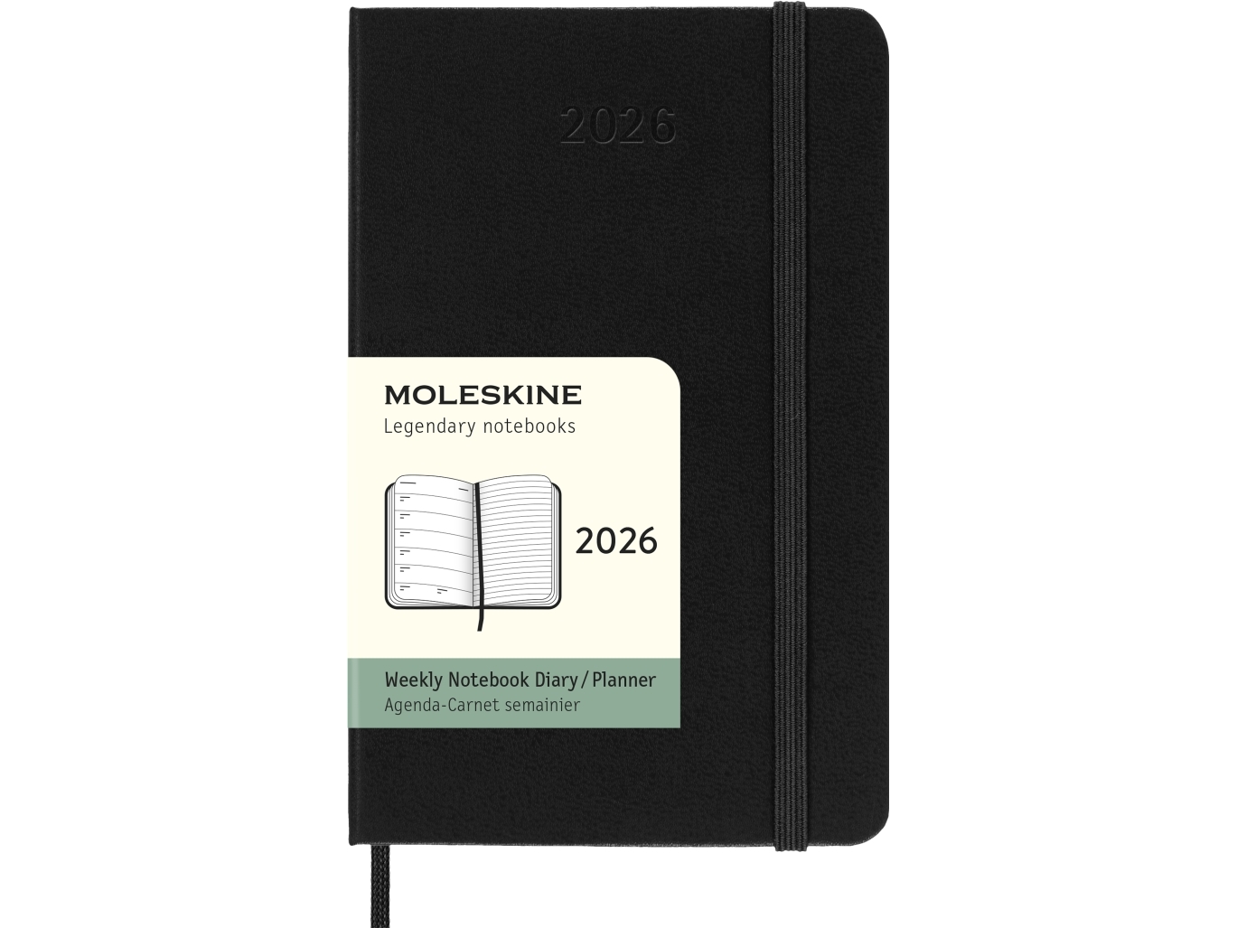 Classic Hard 12M Week Note Pocket Sort 2026