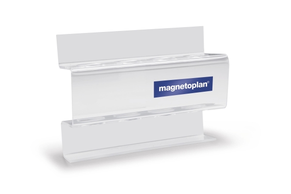 Magnetoplan 16712, Tavle Penbakke, Transparent, Hvid, 1 Stk