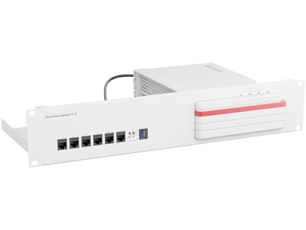 Rackmount.IT RM-FB-T8 - Monteringspakke for netværksudstyr - stativmonterbar - signalhvid - 2U - 19