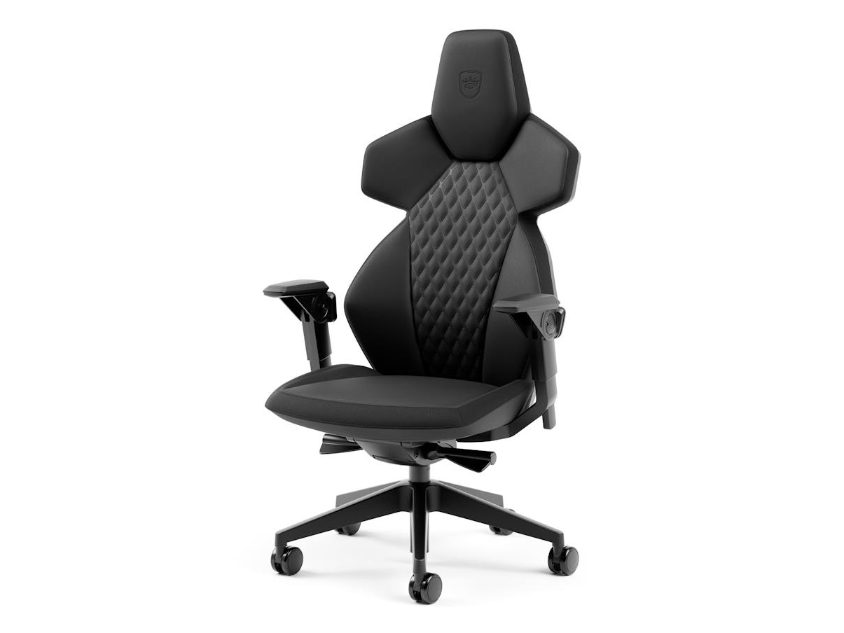 noblechairs DAWN, PC-spelsstol, 110 kg, Stoppad sits, Stoppat ryggstöd, Svart, Plast | Spel - Gamingmöbler - Gamingstolar | GameStuff
