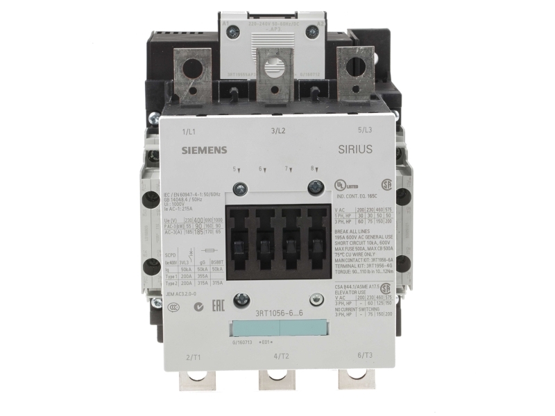 Siemens 3RT1056-6AP36 | EL Artiklar - Elcentral - Relä og kontaktor | GameStuff