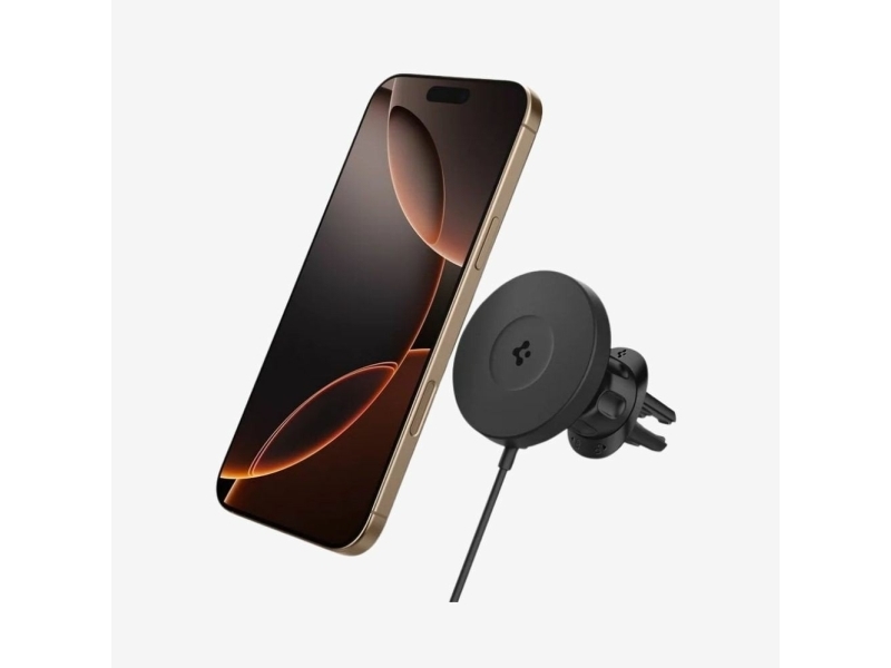 Spigen ITQ12W, Automaattinen, USB, Langaton lataus, Musta