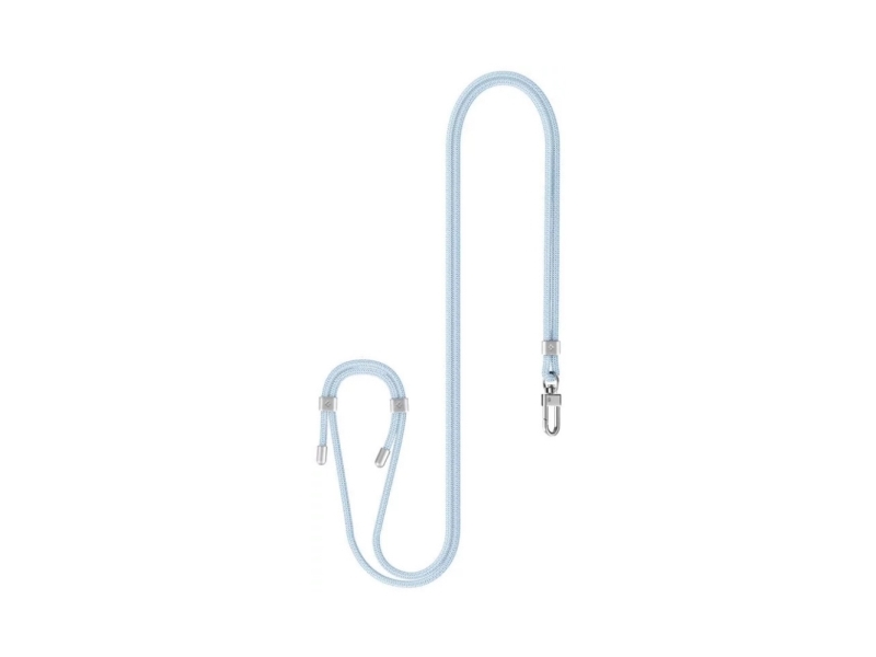 Spigen Cross Body Strap 2, Halsrem, Blå, Stof, Metal, Universel, 1 stk