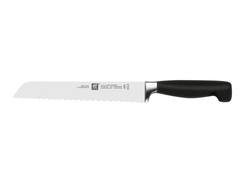 Zwilling Zwilling Four star brødkniv 20 cm Sort-rustfrit stål