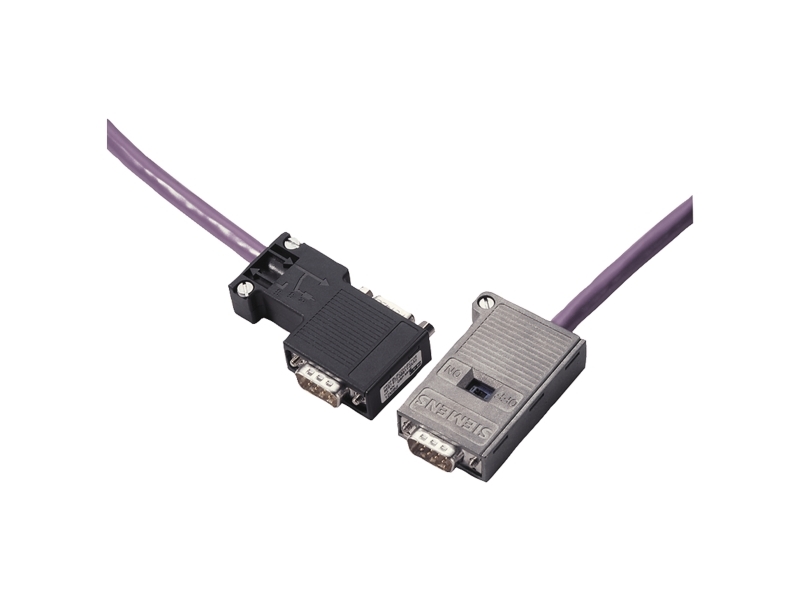 Siemensin pistotulppakaapeli Profibus, 9-nastainen 6XV1830-2 (6XV18302AH50)