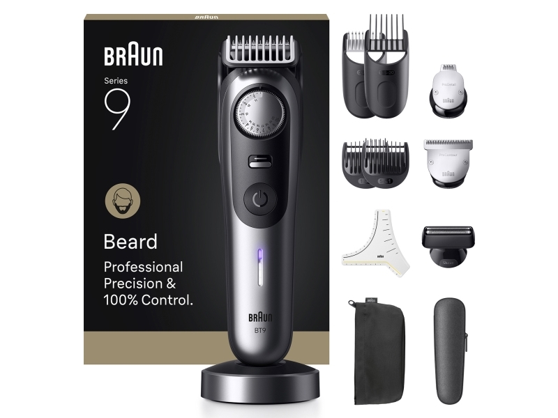 Barzdaskutė Braun Series 9 partatrimmeri, BT9560, Kromi