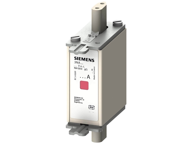 Siemens Nh-Sicherung Nh000 25A Gg 500Vac/250Vdc, 65 Mm, 84 Mm, 62 Mm, 128 G
