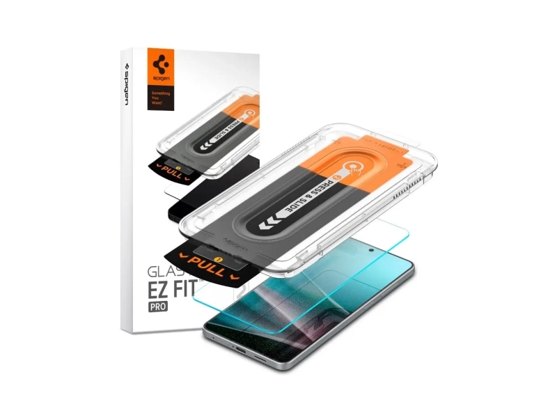 Spigen Glas.Tr Ez Fit Pro Hd, Samsung, S25 Edge, Transparent, 1 Stk
