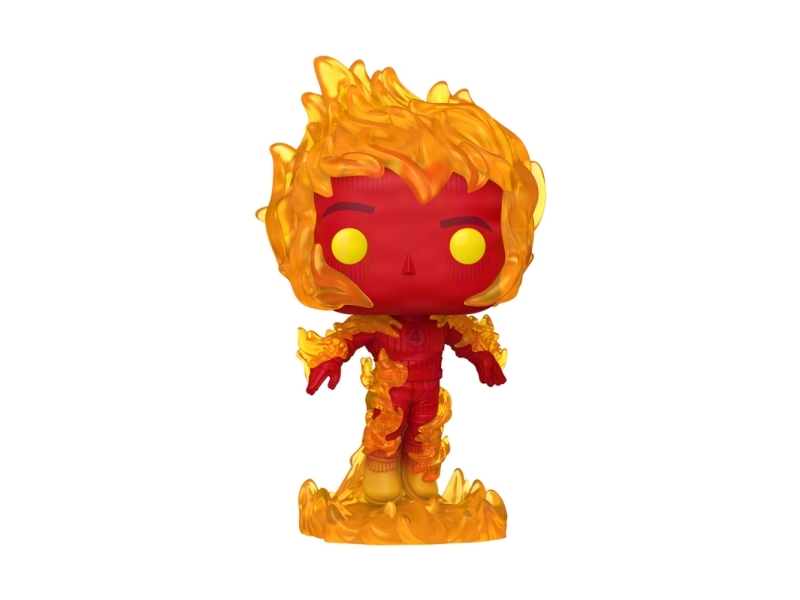 FUNKO POP! Vinilinė figūrėlė: Marvel: The Fantastic Four: First Steps - Human Torch, 9 cm