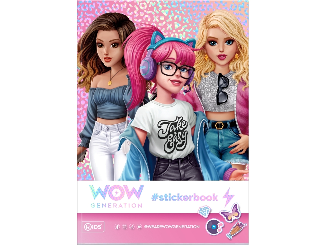 Wow-Generation, Holographisches Stickerbuch-Set