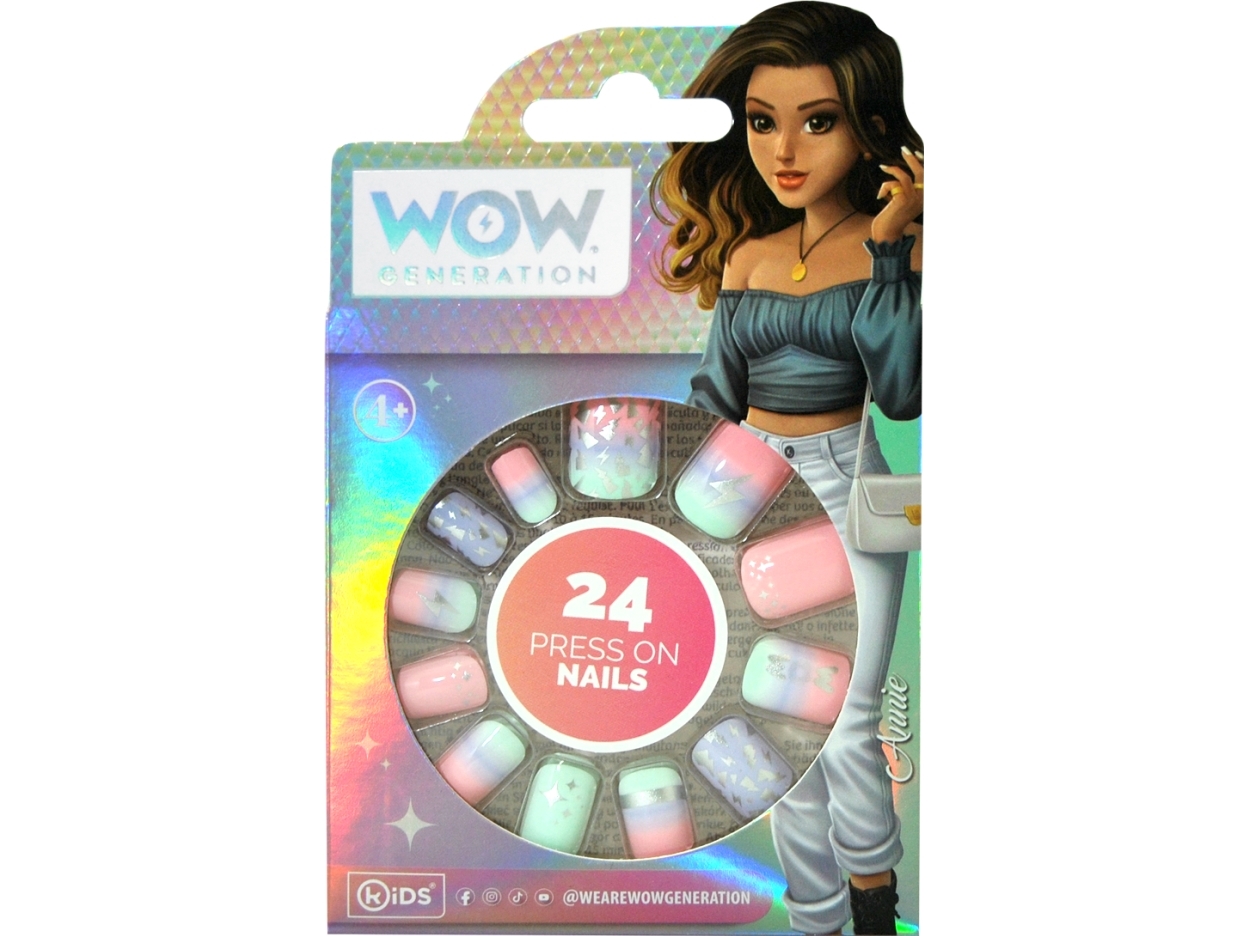 WOW® Generation, Press on Nails, 24 st./förpackning | N - A | GameStuff