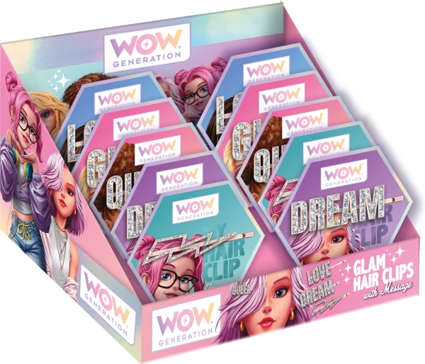 WOW® Generation, Glam hårklemmer med besked
