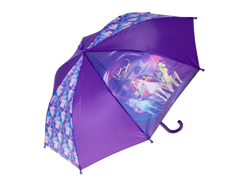 Stor - Unicorn Acadamy Paraply - L 58 Cm X 70 Cm