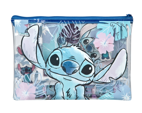 LILO & STITCH, Pencil pouch w/stationery & notepad