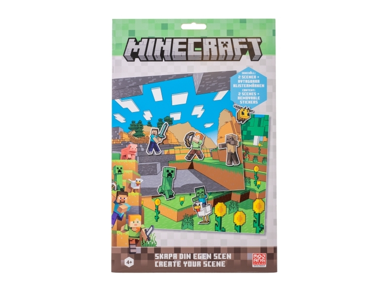 MINECRAFT, Klistermärken Set Skapa din scen,envel. | N - A | GameStuff