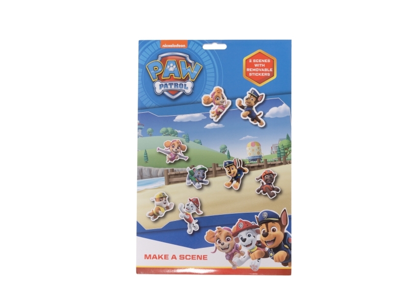 PAW PATROL Klistermärken set skapa en scen, papperskuvert, 21 x 34 cm | Skola & Hobby - Festdekorera - Klistermärken | GameStuff