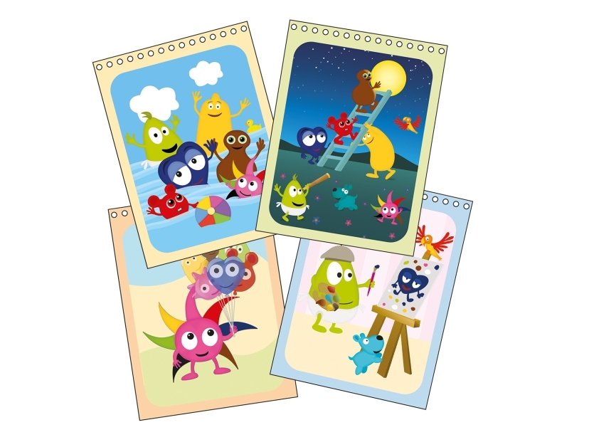 BABBLARNA, Vandmagi Sæt, 4 sider