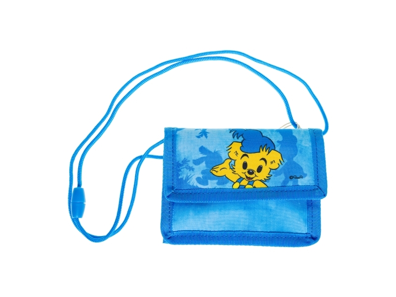 BAMSE, Pung med sikkerhedssnor, 13,5 x 9 cm