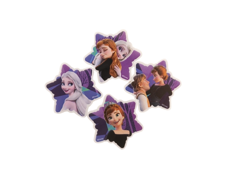 FROZEN 4-pack suddgummin - 4 formade suddgummin, packade i en acetatlåda med eurohål (storlek på lådan 5,2 x 16 cm) | Skrivredskap - Korrigeringsprodukter - Korrigeringspenna | GameStuff