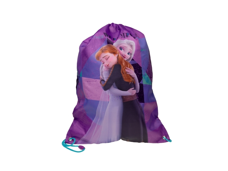 FROZEN Gymväska med säkerhetsremmar och avtagbar spänne, 210D polyester, 35 x 45 cm | Hälsa - Tillbehör - Sportväskor | GameStuff