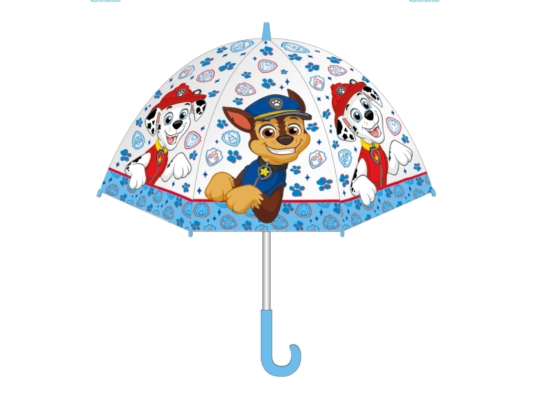 Paw Patrol klockformat paraply, L 68 cm x dia.72 cm | Sport & Träning - Tillbehör - Paraply | GameStuff