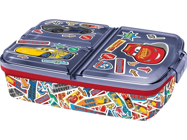 CARS Lunchlåda med flera fack, 18x13 cm | Köksutrustning - lunch - Matlådor | GameStuff