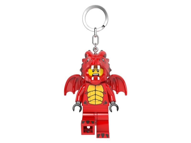 Lego Minifigures Drachen-Leuchtfeuer Mit Led-Licht Schlüsselanhänger
