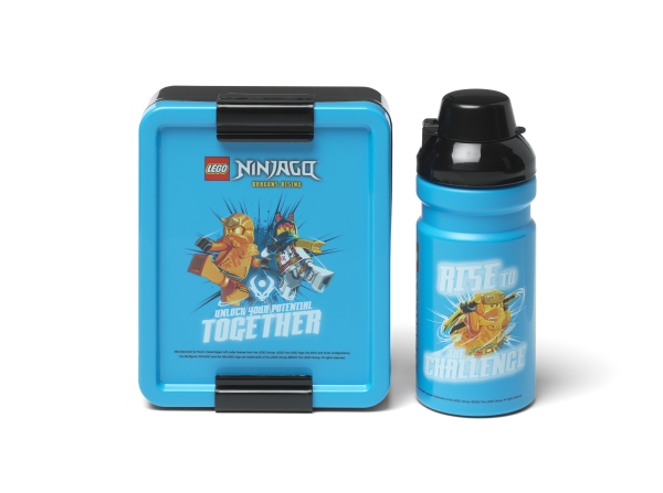 Room Copenhagen Lego Lunch-Box Set Ninjago Classic Blau/Schwarz 2-Teilig Mit (40581741)