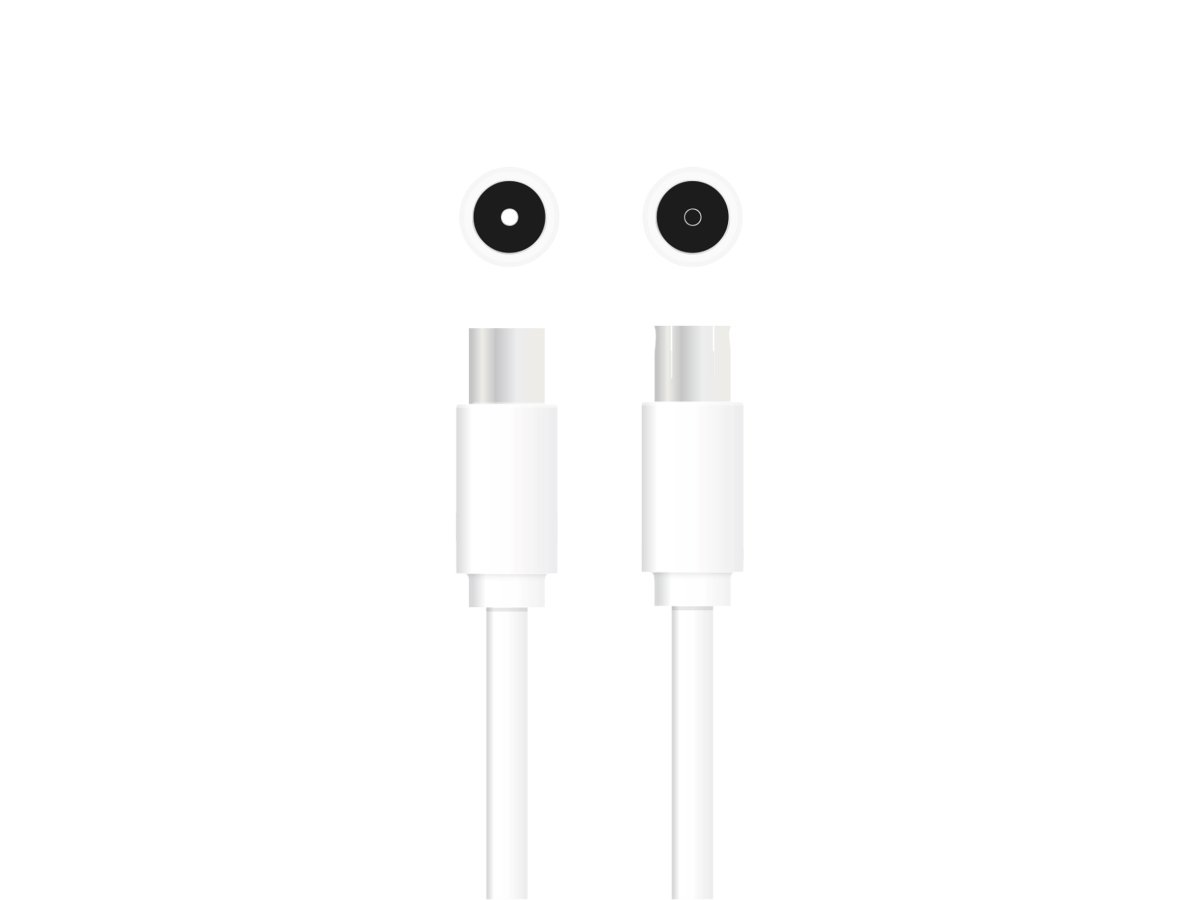 Antenna Cable Classa Male-Female Fer Ys 5M White