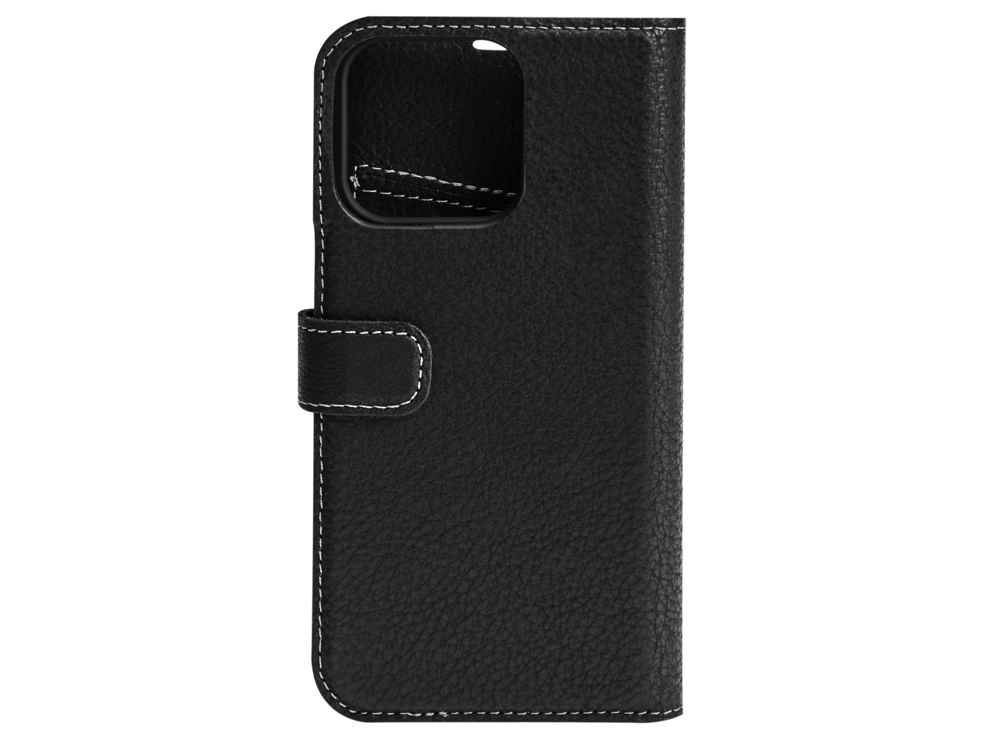 Iphone 13 Pro Max Leather Wallet, Detachable,Black