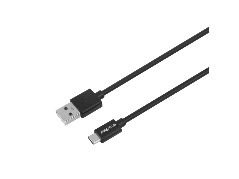 Usb-A - Usb-C Cable, 2M, Black