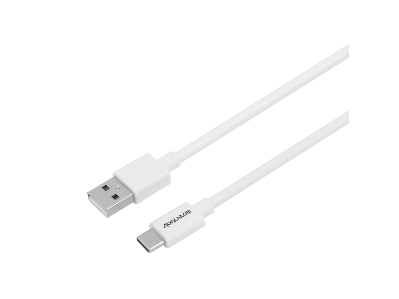 Usb-A Til Usb-C Kabel, 3 M, Hvid
