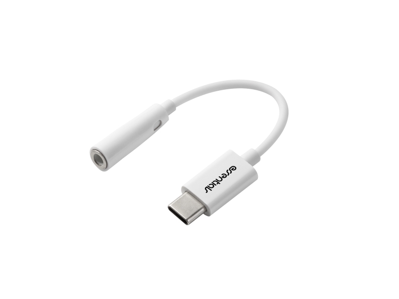 Usb-C Til 3,5 Mm Lydadapter Hvid