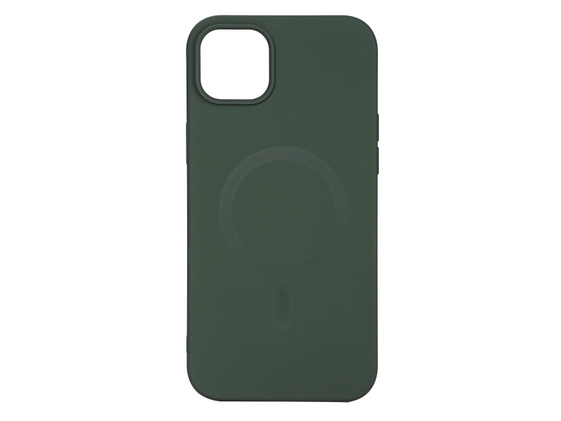 Iphone 14 Plus Silicone Mag Back Cover, Green