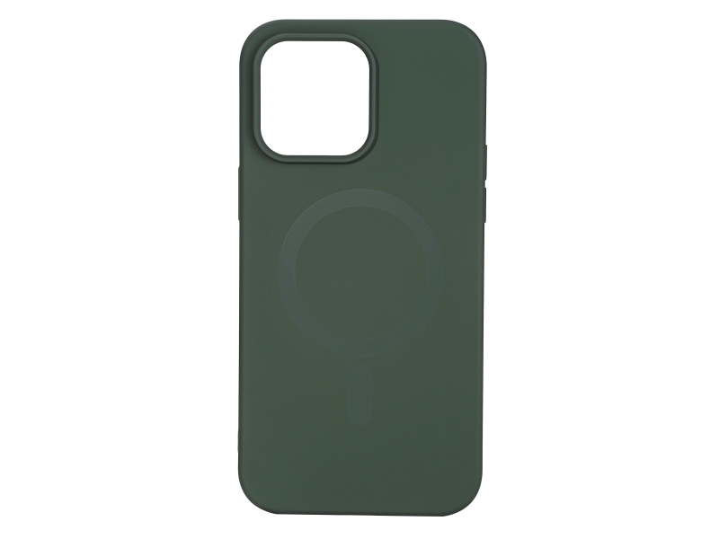 Iphone 14 Pro Max Silicone Mag Back Cov,Green